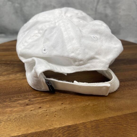 Nike Air Jordan Hat Child Size White 100% Cotton Adjustable Hook & Loop Back - Picture 4 of 12